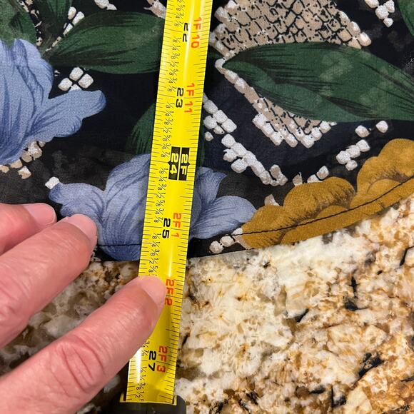 CAbi Women's Multi Color Snake Charmer Reptile/Floral Print Blouse #3762 -S - Picture 10 of 10